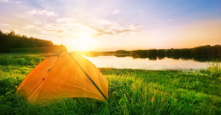 tent in sun