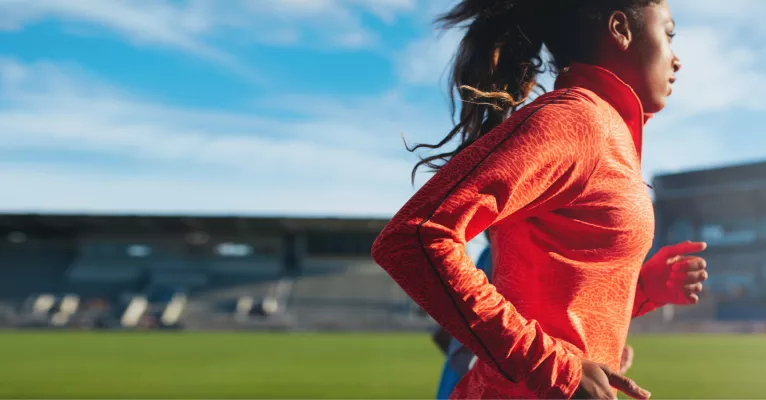 Woman running